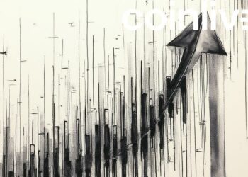 stylized financial growth arrow