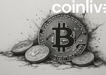 abstract bitcoin ink drawing
