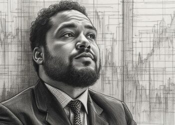 arthur hayes financial ink drawing