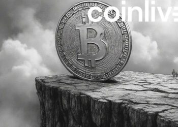 bitcoin cliff edge ink drawing