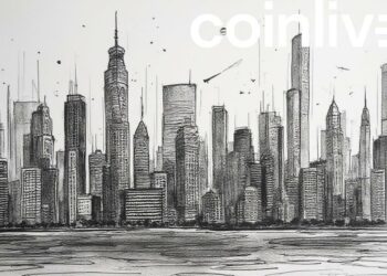 blockchain cityline artwork