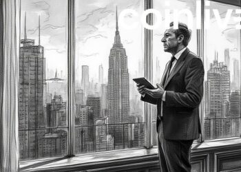 businessman contemplates ip token