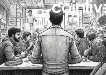 coinbase trading floor ink art