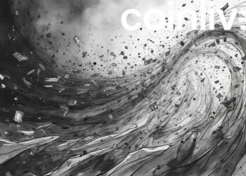 crypto market flow ink art