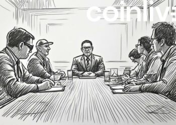 crypto sprint meeting ink drawing