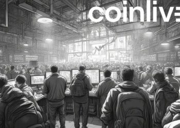 crypto trading floor ink drawing