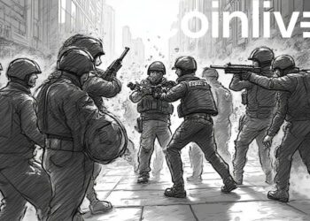 cybercrime bust chaos ink drawing