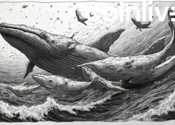 dogecoin whales ink drawing