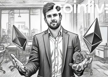 eric trump crypto ink drawing