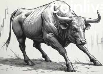 ethereum bull ink drawing art