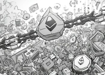 ethereum ink drawing bw scene