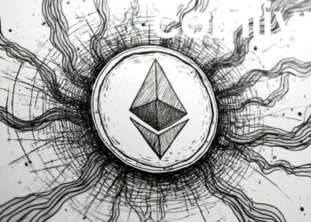 ethereum market impact ink drawing