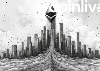 ethereum skyscraper ink drawing
