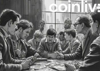 financial discussion ink drawing