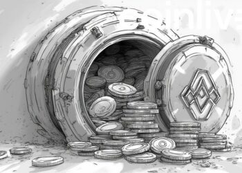 futuristic binance vault ink