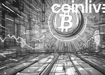 futuristic bitcoin market ink drawing