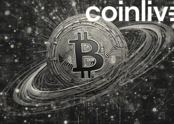 futuristic bitcoin planet art