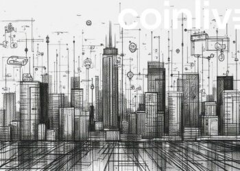 futuristic defi cityscape ink