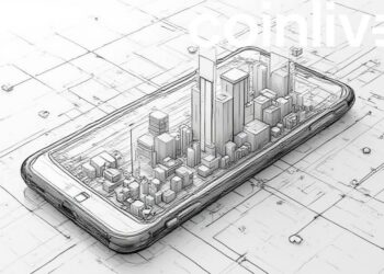 futuristic finance app drawing