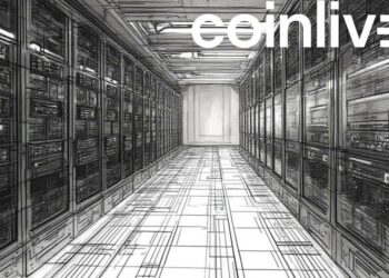 futuristic server room ink drawing