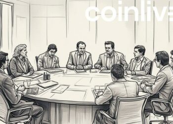 ink drawing formal meeting