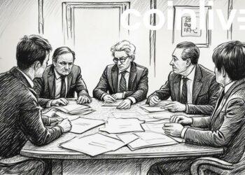 sfc meeting ink drawing scene