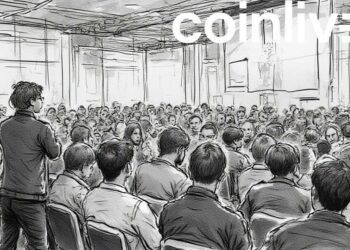 tech conference presentation art