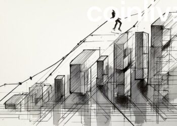 tech success abstract ink drawing