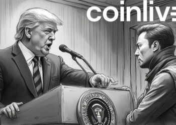 trump musk conference drawing