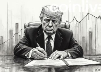 trump signing document drawing
