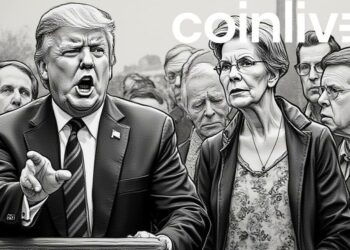 trump warren press conference art