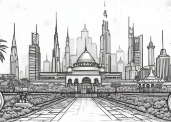 uae architecture bitcoin art