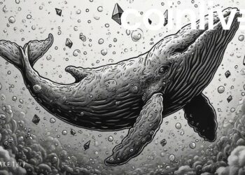 whale bitcoin trader ink art