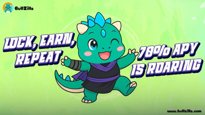 Colorful advertisement for BullZilla