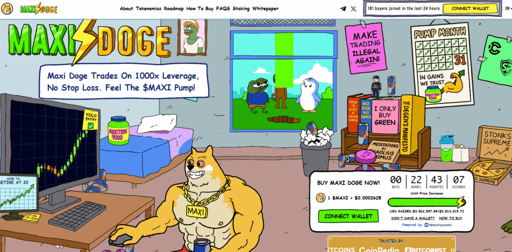 Maxi Doge ($MAXI): High-Leverage Meme Trade for Traders