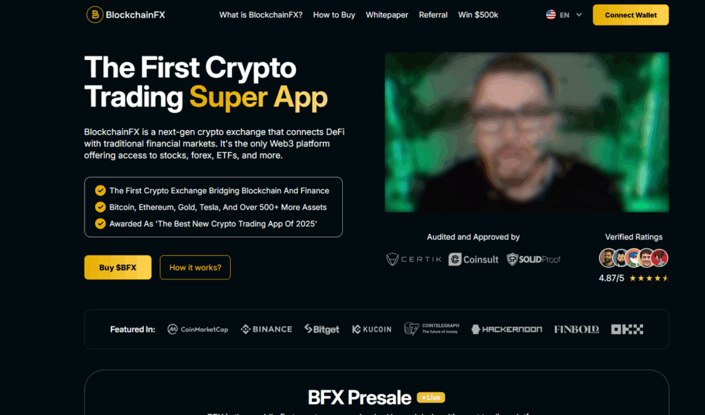 BlockchainFX ($BFX): DeFi Meets Real-World Assets