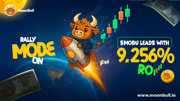 Latest In Crypto: MoonBull ($MOBU) Emerges as 2025’s Top Crypto Presale, While BNB Holds Steady and Monero Extends Its Rally 1 MoonBull promoting investment potential