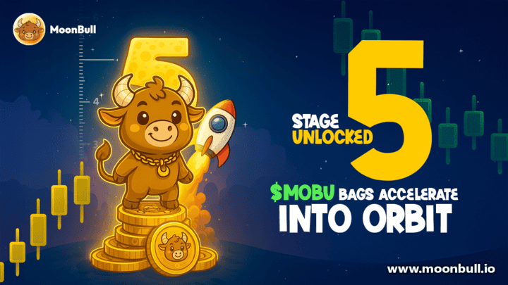 MoonBull promoting a presale event