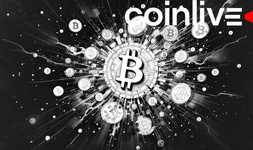 Abstract Bitcoin Cycle Art