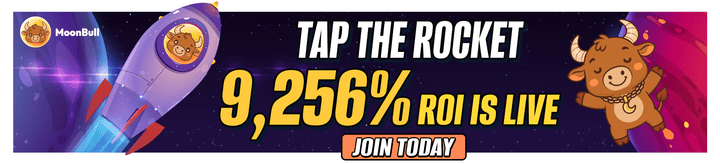 Promotional banner for MoonBull