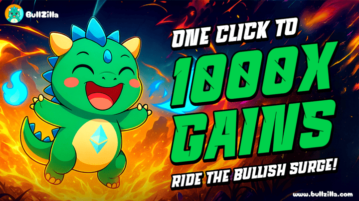 BullZilla promoting a staking opportunity