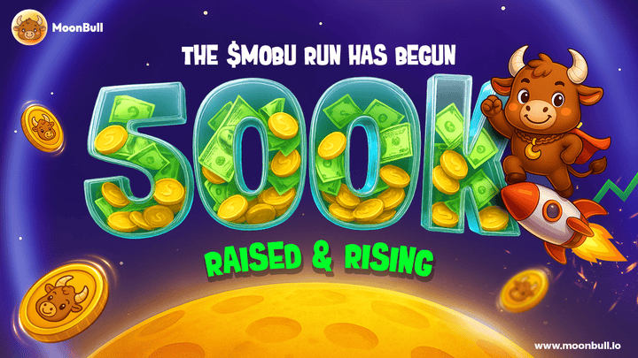 MoonBull promoting a presale event