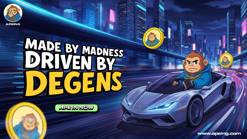 Advertisement for Apeing