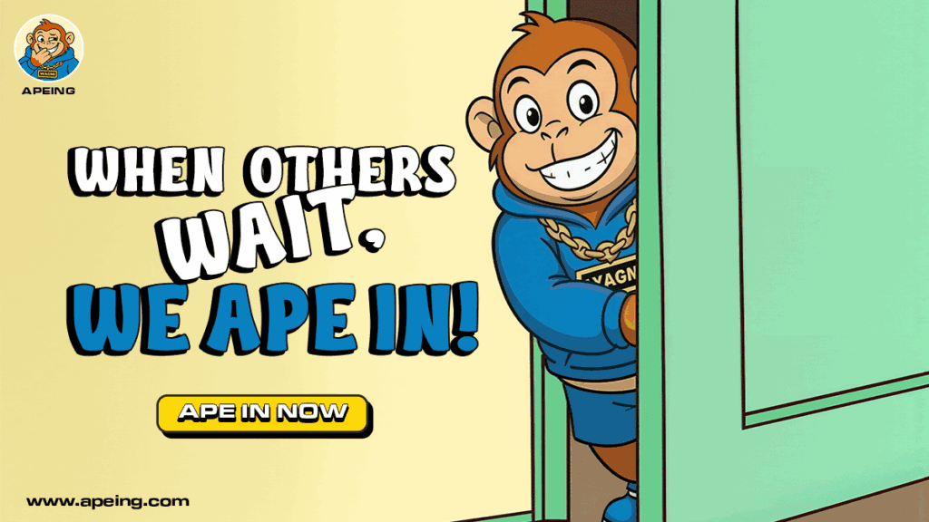 Promotional banner for Apeing