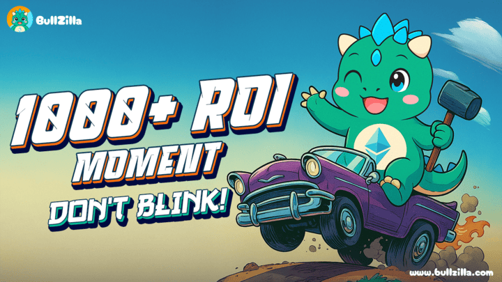 BullZilla promoting a staking opportunity