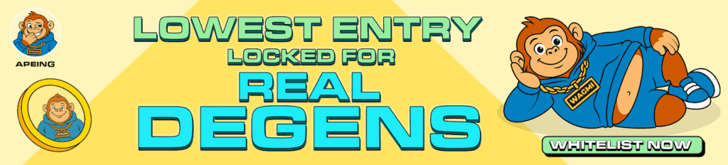 Apeing promoting a presale event