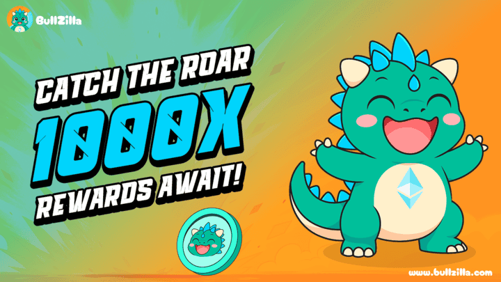 Buy Top Cryptos This Month: TRON's Speed, Cardano's Scalability, and BullZilla's 2,381% ROI Presale Lead 2025 Momentum 3 BullZilla promoting a presale event