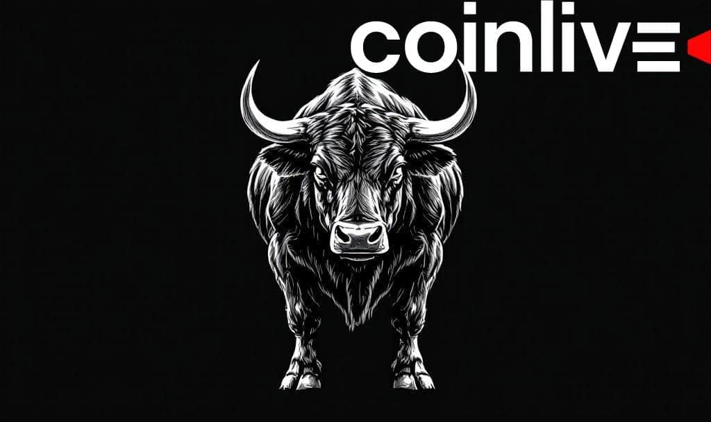 Stylized bull ink drawing