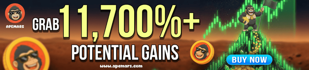 Latest Market News: Dogecoin Up 1.38%, Pudgy Penguins Drops 0.76%, While APEMARS Offers 11,700% ROI – Is This the Top Crypto to Buy Now? 2 image 4