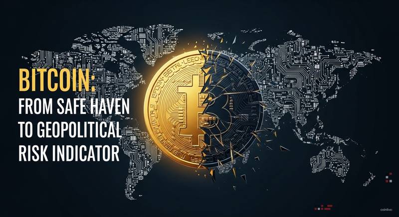 Bitcoin: From Safe Haven to Geopolitical Risk Indicator